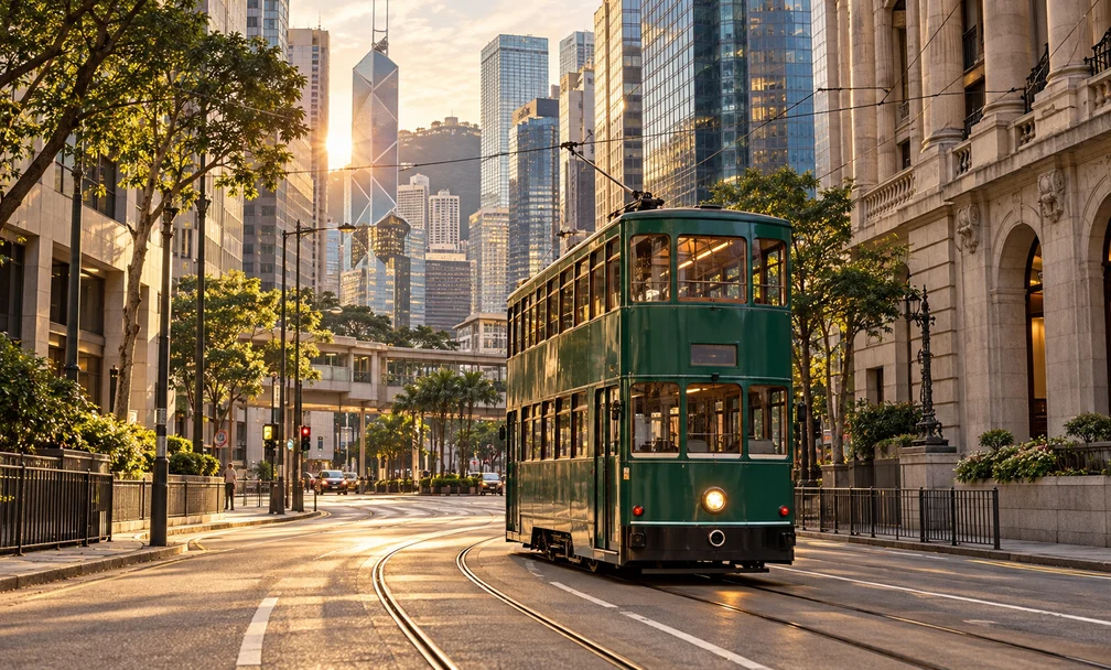 Central · Hong Kong tram